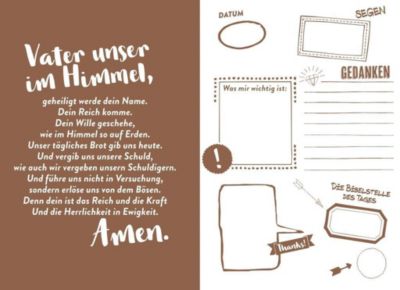 My Prayer Journal, Ausfüllbuch