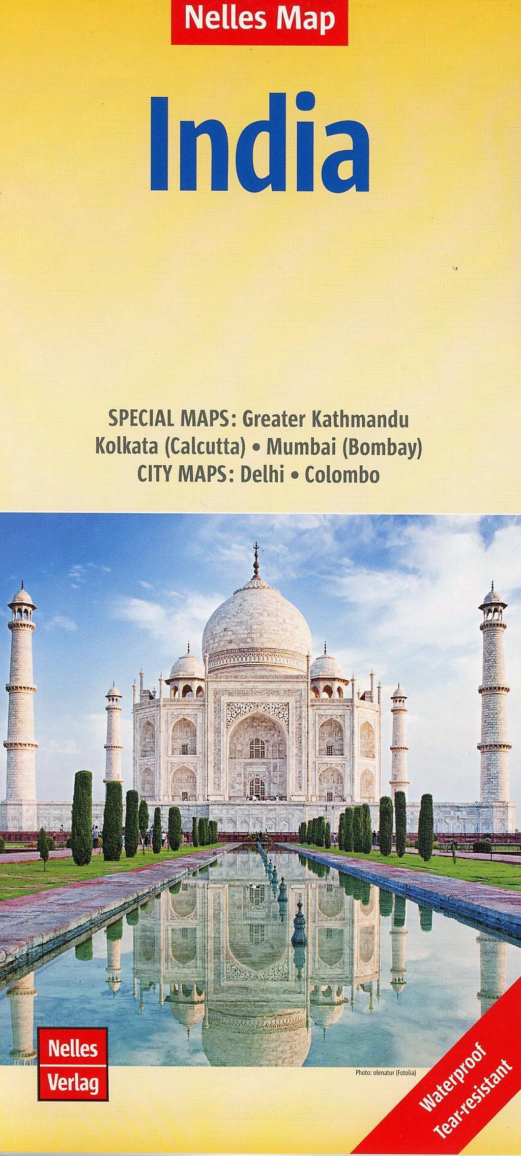 Nelles Map Landkarte India