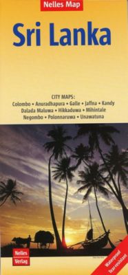 Nelles Map Landkarte Sri Lanka
