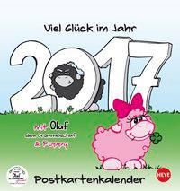 Olaf und Poppy, das Grummelschaf Postkartenkalender 2017 ...