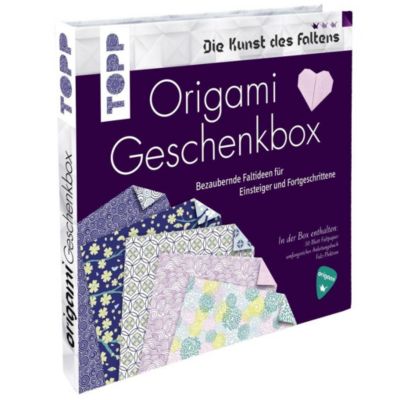 Origami Geschenkbox, m. 50 Faltblättern und einem Falz-Plektron - Armin Täubner | 