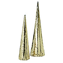 Pailletten-Kegel-Set, 2-tlg. Glamour Pailletten-Kegel-Set, 2-tlg. Glamour