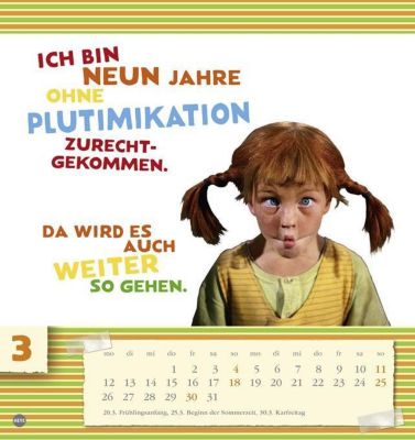 Pippi Langstrumpf Sprüche Postkarte