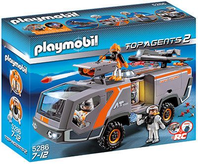 PLAYMOBIL® 5286 Top Agents 2 Spy Team Commander Truck