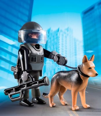 PLAYMOBIL® 5369 Special Plus SEKPolizist mit Hund Weltbild.de