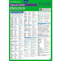 PONS Auf einen Blick Typische Fehler Englisch PONS Auf einen Blick Typische Fehler Englisch