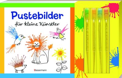 Pustebilder Wasserfarben Malvorlage Coloring and Malvorlagan
