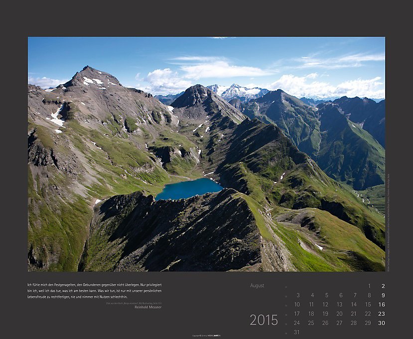 Reinhold Messner Berge Versetzen 2015 Kalender Bestellen