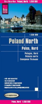 Reise Know-How Landkarte Polen, Nord / Poland, North (1:350.000); Pologne Nord / Polonia norte