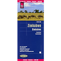 Reise Know-How Landkarte Simbabwe; Zimbabwe; Zimbabue Reise Know-How Landkarte Simbabwe; Zimbabwe; Zimbabue