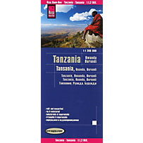 Reise Know-How Landkarte Tansania, Ruanda, Burundi (1:1.200.000); Tanzania, Rwanda, Burundi / Tanzanie, Rouanda, Burundi Reise Know-How Landkarte Tansania, Ruanda, Burundi (1:1.200.000); Tanzania, Rwanda, Burundi / Tanzanie, Rouanda, Burundi