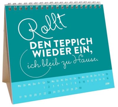 Rollt Den Teppich Wieder Ein Ich Bleib Zu Hause 2019 Kalender