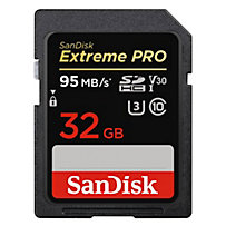 SanDisk SDHC Extreme Pro 32GB, Video Speed Class V30, UHS Sp. Cl. U3, UHS-I, 95MB/s SanDisk SDHC Extreme Pro 32GB, Video Speed Class V30, UHS Sp. Cl. U3, UHS-I, 95MB/s