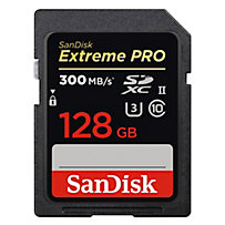 SanDisk SDXC Extreme Pro 128GB, UHS Speed Class U3, UHS-II, 300MB/s SanDisk SDXC Extreme Pro 128GB, UHS Speed Class U3, UHS-II, 300MB/s