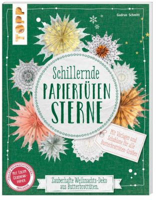 Schillernde Papiertüten-Sterne - Gudrun Schmitt | 