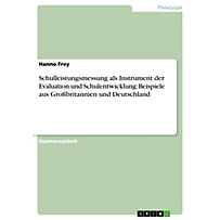 Schulleistungsmessung als Instrument der Evaluation und Schulentwicklung: Beispiele aus Großbritannien und Deutschland Schulleistungsmessung als Instrument der Evaluation und Schulentwicklung: Beispiele aus Großbritannien und Deutschland