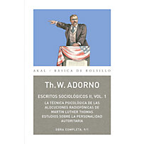 Serie Adorno: Escritos Sociológicos II. Vol. 1 Serie Adorno: Escritos Sociológicos II. Vol. 1