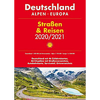 Shell Straßen & Reisen 2020/21 Deutschland 1:300.000 mit Ortsverzeichnis, Alpen, Europa Shell Straßen & Reisen 2020/21 Deutschland 1:300.000 mit Ortsverzeichnis, Alpen, Europa