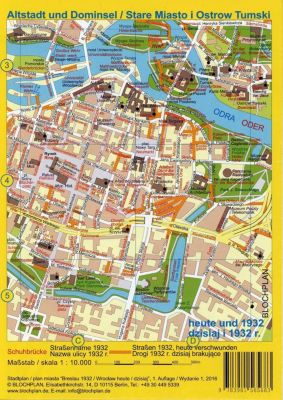 Stadtplan Breslau 1932 Wroclaw heute dzisiaj Buch versandkostenfrei