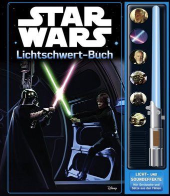 Star Wars Lichtschwert-Buch, Soundbuch mit 7 Geräuschen