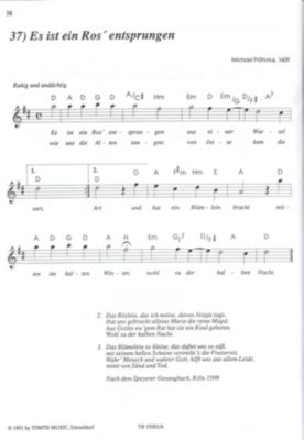 Stille Nacht Fur Melodie U Begleit Gitarre Arrangiert M Audio