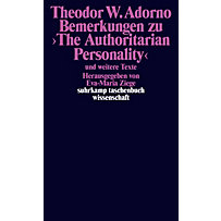 suhrkamp taschenbücher wissenschaft: 2300 Bemerkungen zu >The Authoritarian Personality< suhrkamp taschenbücher wissenschaft: 2300 Bemerkungen zu >The Authoritarian Personality<