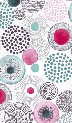 Papier-Servietten Kreise//Pablo//pink