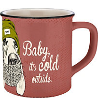 Tasse Vintage Hund Emaille-Optik 400ml K Tasse Vintage Hund Emaille-Optik 400ml K