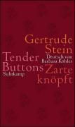 Tender Buttons - Gertrude Stein | 
