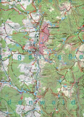 Topographische Freizeitkarte Hessen 1 :50.000 - Nördlicher Odenwald, 2