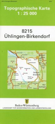 Topographische Karte Baden-Württemberg Ühlingen-Birkendorf