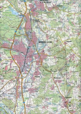 Topographische Karte Bayern Weiden i. d. OPf. Buch - Weltbild.de