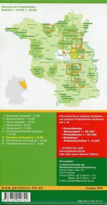 Topographische Karte Brandenburg Strausberg und Umgebung | Weltbild.ch