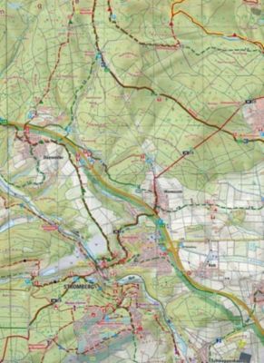 Topographische Karte Rheinland-Pfalz Naturpark Soonwald-Nahe Buch
