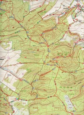 Topographische Karte Thüringen Hohe Schrecke, Schmücke, Finne | Weltbild.ch