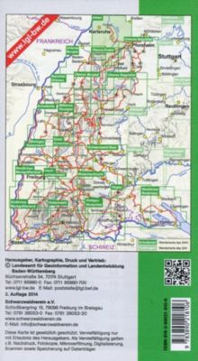 Topographische Wanderkarte Baden-Württemberg Albtal Buch kaufen