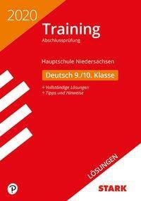 Training Abschlussprüfung Hauptschule 2020 - Deutsch Lösungen 9./10. Klasse - Niedersachsen