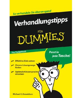 Verhandlungstipps für Dummies Buch bei Weltbild.de bestellen