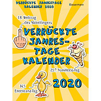 Verrückte Jahrestage Kalender 2020 Verrückte Jahrestage Kalender 2020