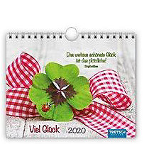Viel Glück 2020, Notizkalender Viel Glück 2020, Notizkalender