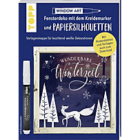 Vorlagenmappe Fensterdeko mit dem Kreidemarker & Papiersilhouetten - Wunderbare Winterzeit. Vorlagenmappe Fensterdeko mit dem Kreidemarker & Papiersilhouetten - Wunderbare Winterzeit.