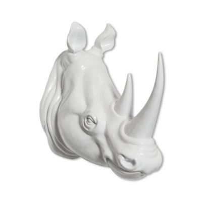 Wand-Deko Nashorn Weiß jetzt bei Weltbild.de bestellen