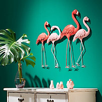 Wand-Objekt Flamingos Wand-Objekt Flamingos