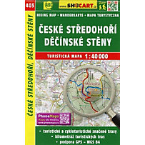 Wanderkarte Tschechien Ceske stredohori, Decisnke steny 1 : 40 000 Wanderkarte Tschechien Ceske stredohori, Decisnke steny 1 : 40 000