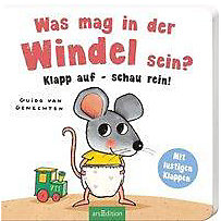 Was mag in der Windel sein? Klapp auf - schau rein! Was mag in der Windel sein? Klapp auf - schau rein!