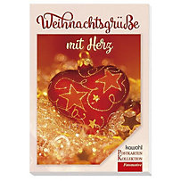 Weihnachtsgrüße mit Herz, Postkartenbuch Weihnachtsgrüße mit Herz, Postkartenbuch