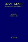 Werke in Einzelbänden: Bd.7 Gedichte - Jean Genet | 