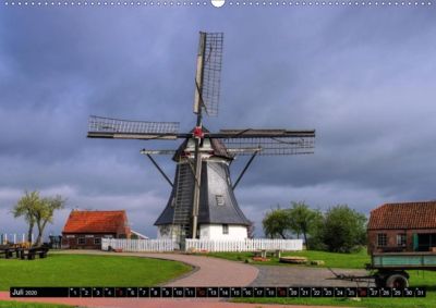 Windmuhlen In Ostfriesland Wandkalender 2020 Din A2 Quer