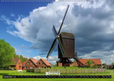 Windmuhlen In Ostfriesland Wandkalender 2020 Din A2 Quer