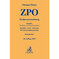 Zivilprozessordnung ZPO, Kommentar Zivilprozessordnung ZPO, Kommentar